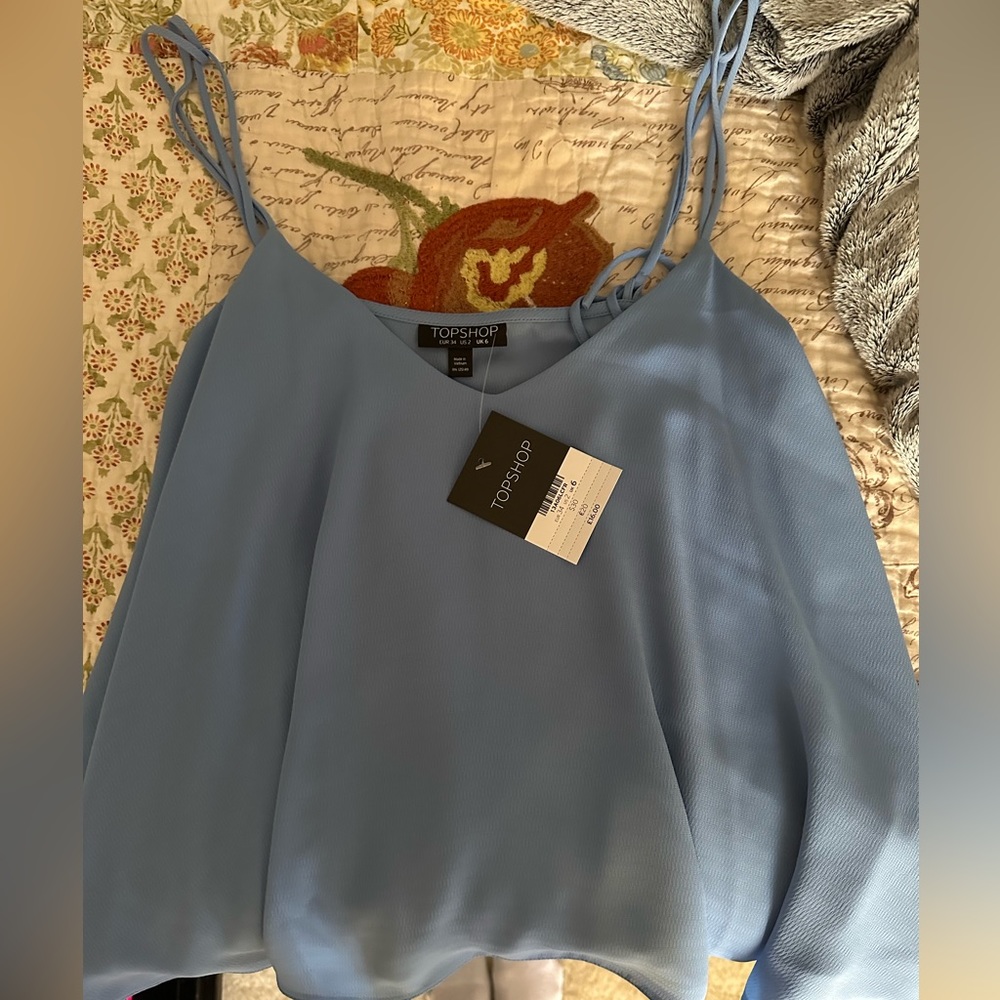 Topshop tank blouse; NWT; size 2